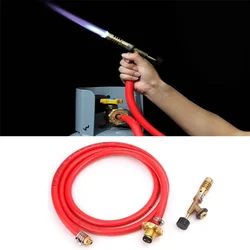 High Quality Gas Self Ignition Turbo Torch With Hose Solder Propane Welding For Plumbing Air Conditioning