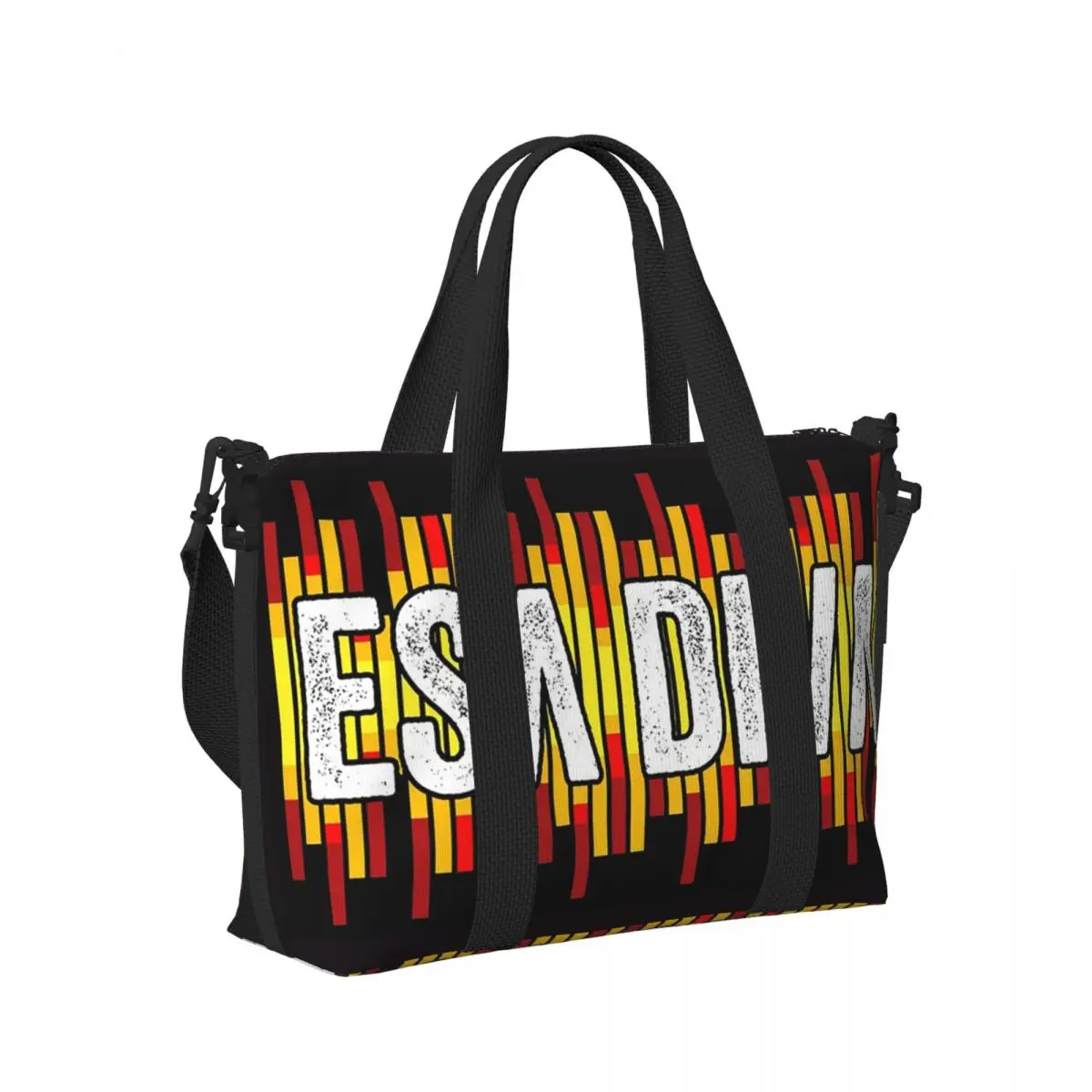 

Melody Esa Diva Spain Eurovision Merch Beach Travel Bag Large Capacity Tote Bags for Gym Yoga Women Shopping Duffle Shoulder Bag