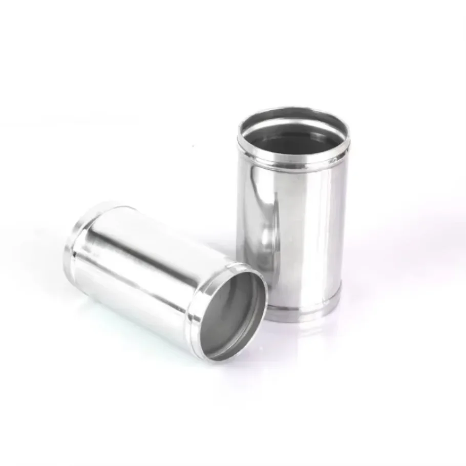1x Universal Tube Diameter 51mm/57mm/63mm/70mm/76mm Polished Aluminum Turbo Intercooler Engine Air Intake Pipe Length 120mm