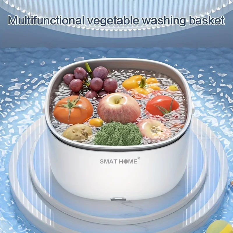 Fruit and vegetable purifier, fruit and vegetable machine, household fruit and vegetable multi-functional cleaning machine, port