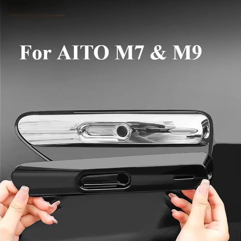 

For 2026 AITO M7 & M9 Fender Guard Cover, Body Camera Decorative Stickers, Black Warrior Style Modified Parts