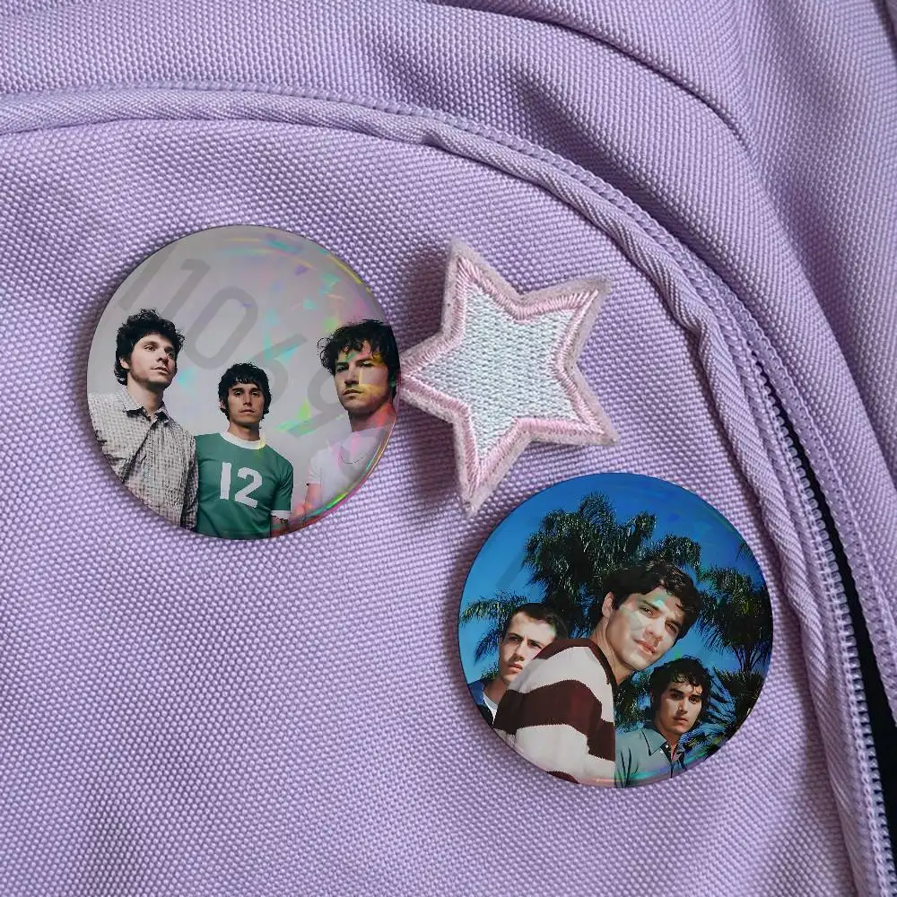 Wallows Band 58mm Badge Brooches on Backpack Clothes Handmade Round Enamel Pins for Jewelry