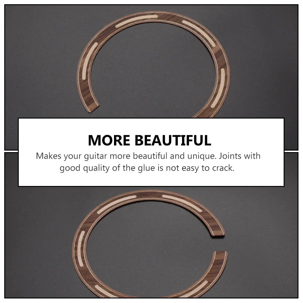 

Professional Guitar Sound Hole Rosette Rosewood Inlay Decal for Acoustic Classical Guitar Enhanced Aesthetic Unique Polished