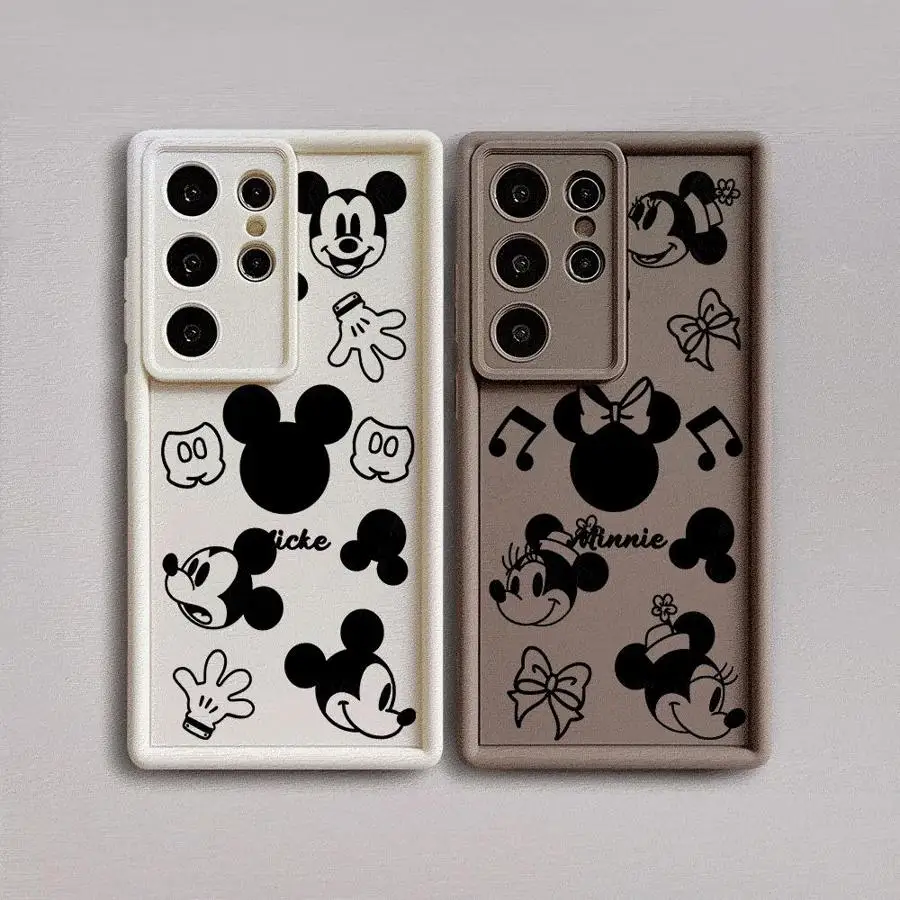 Disney Mickey Minnie Mouse Phone Case for Vivo Y36 4G Y50 Y67 Y02 Y17 Y19 Y21 Y22 Y30 Y51 Y03 Y15S Y20i Y21A Y22S Silicone Cover