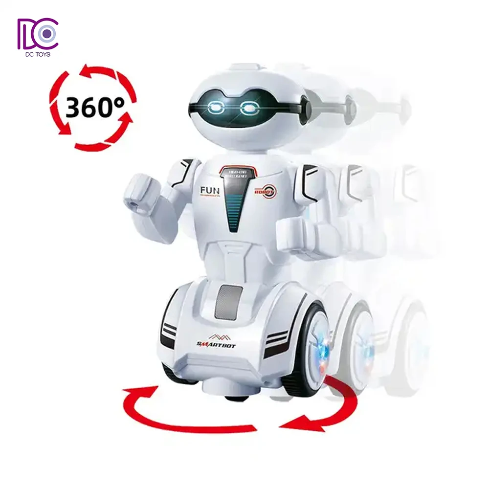 

DC Smart 360 Degree Rotation toy robots Intelligent Robot Education Robot For Kids Early Education