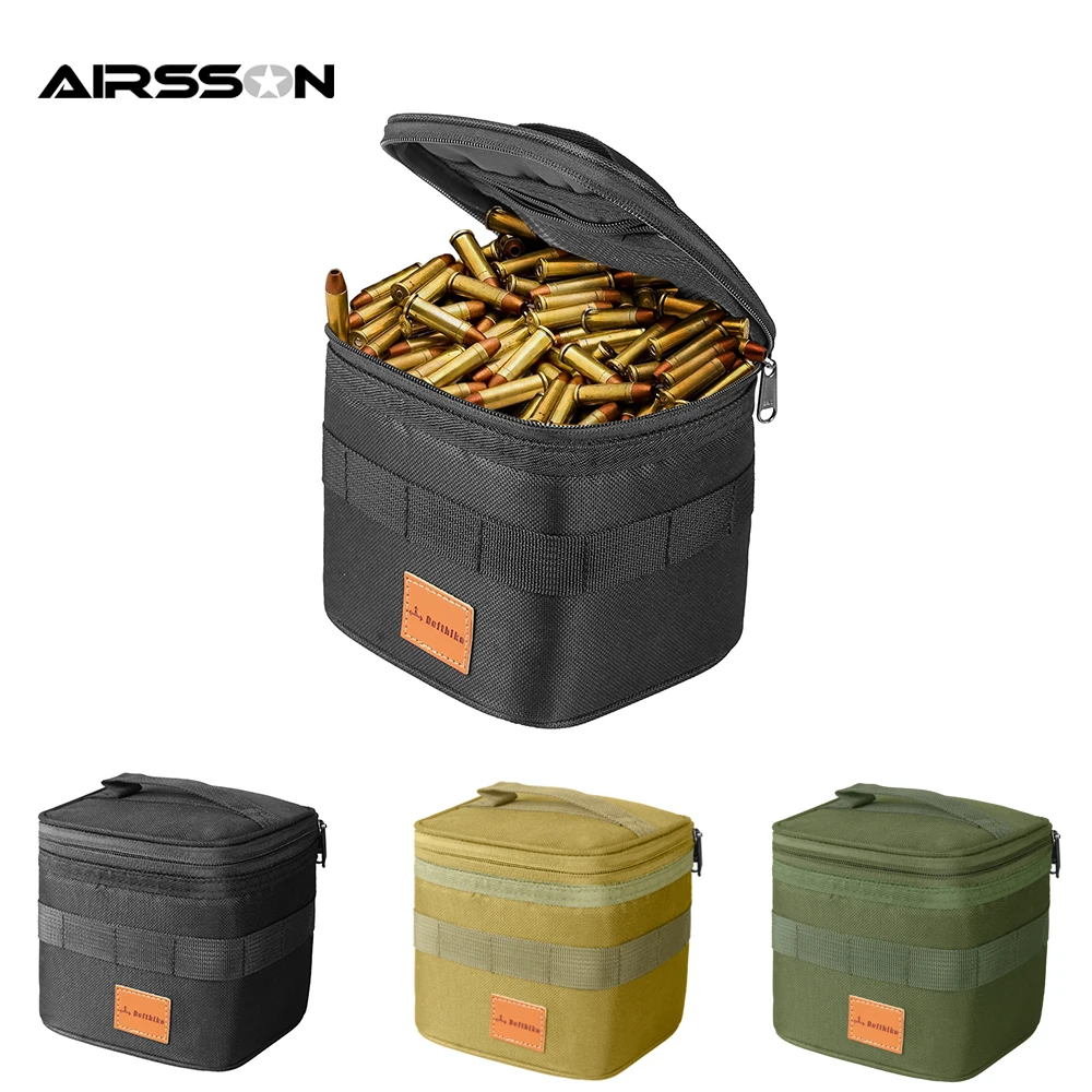 

Tactical Ammo Bag Ammunition Carrier Pouch for Pistol Rifle Shotgun Cartridge Bullet Pouch Outdoor EDC Tool Bag Utility Pouch