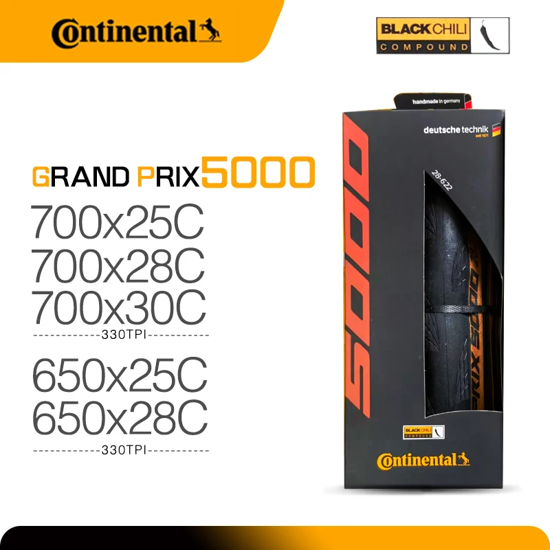 

Continental Grand Prix 5000 700x25C/700x28C/650X25C Road Bicycle Clincher Tires Bike Folding Stab-Resistant Tire GP5000