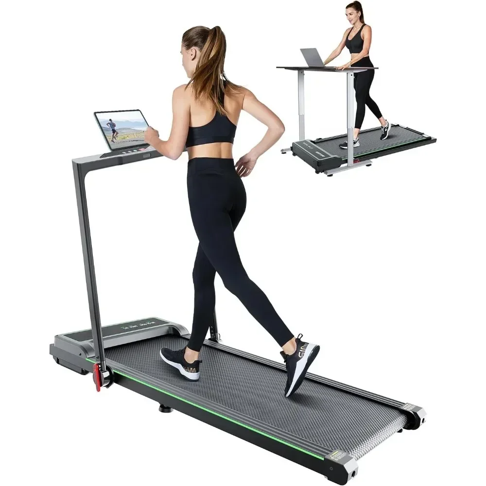 Walking Pad, 2-in-1 Folding Treadmill, 2.5 HP Under Table Treadmill Walking Pad, Portable Home Walking Treadmill