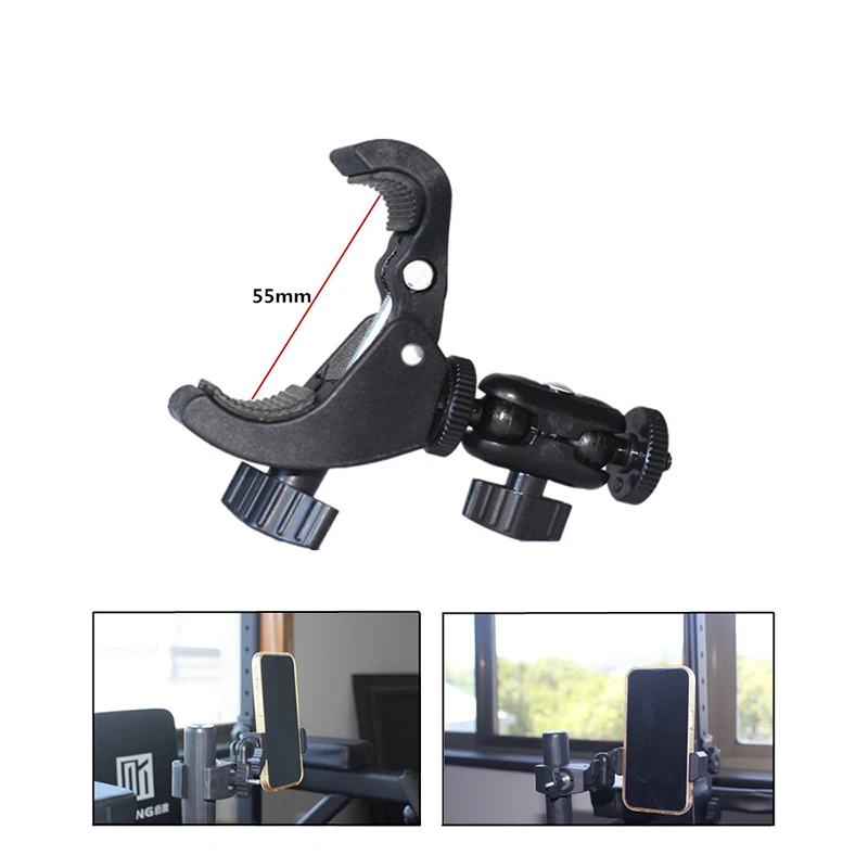 For Gopro Camera Clamp Mount Motorcycle Handlebar Support Holder for Go Pro Hero 13 12 11 Insta360 X4 X3 DJI Accessories