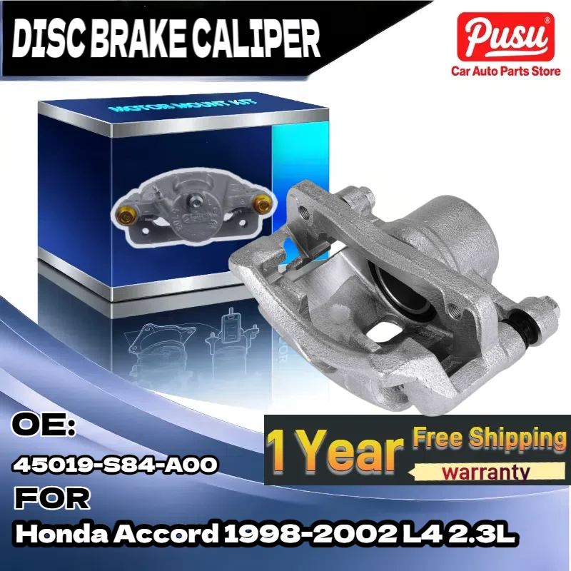 

Front Left Disc Brake Caliper with Bracket for Honda Accord 1998-2002 45019-S84-A00 Original Quality