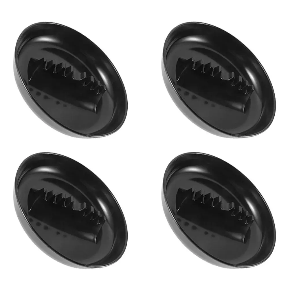 

4Pcs Ashtray Round Plastic 7 Slots Cigarettes Cigars Multipurpose Stable Base Indoor Outdoor Home Office Ash Tray for Cigarettes