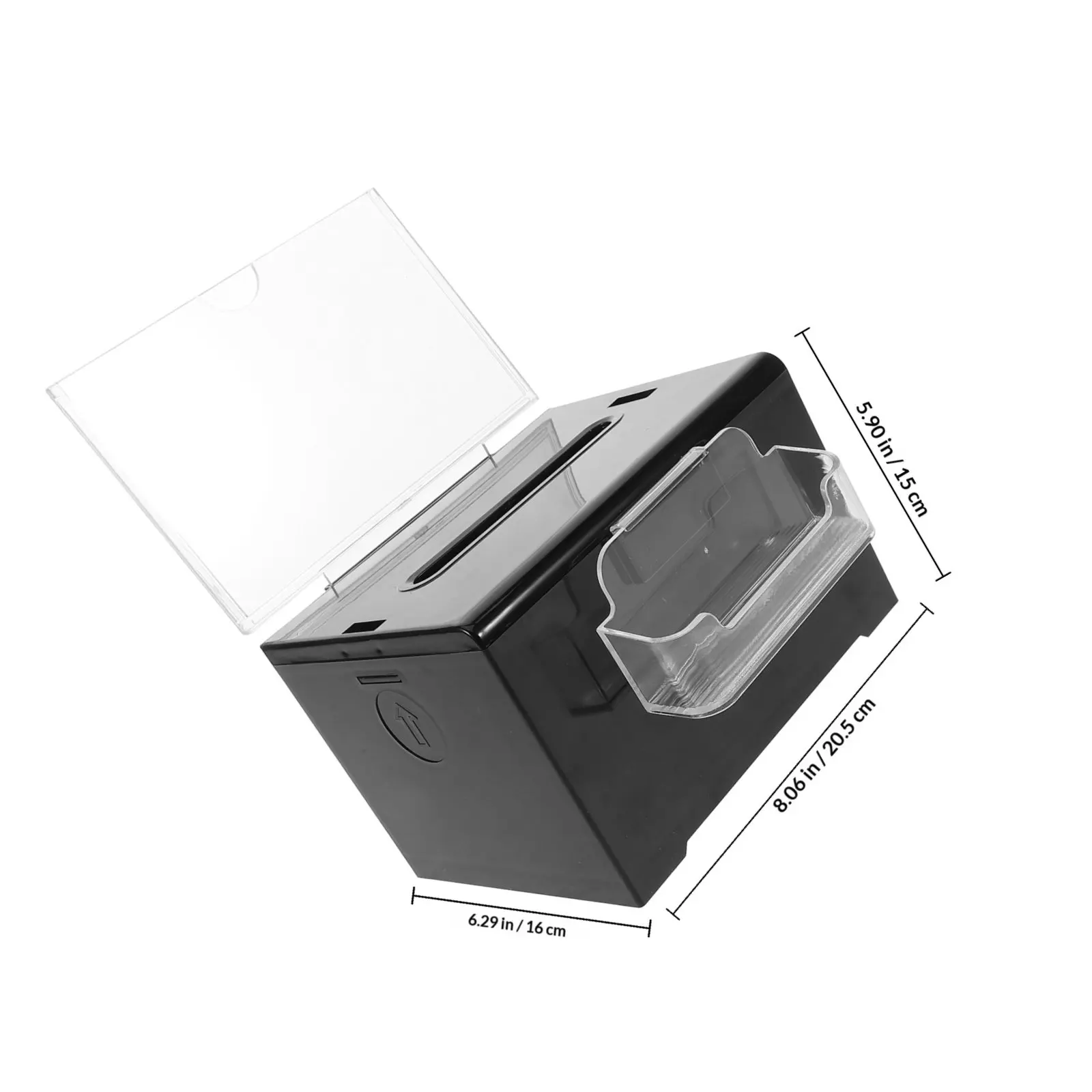 Transparent Acrylic Ballot Box Lock Ideal for Voting Suggestion Collection Fundraising Donations Corporate Events