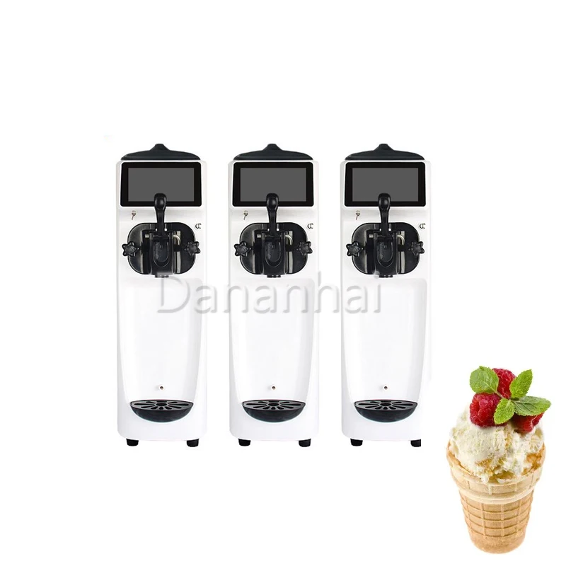 Single Flavor Desktop Ice Cream Machine, Soft Commercial Frozen Yogurt Machine