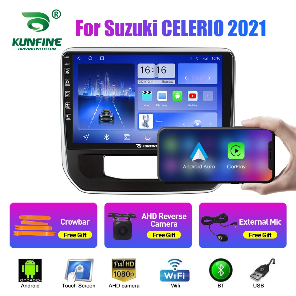 Car Radio For Suzuki CELERIO 2021 2Din Android Octa Core Car Stereo DVD GPS Navigation Player Multimedia Android Auto Carplay