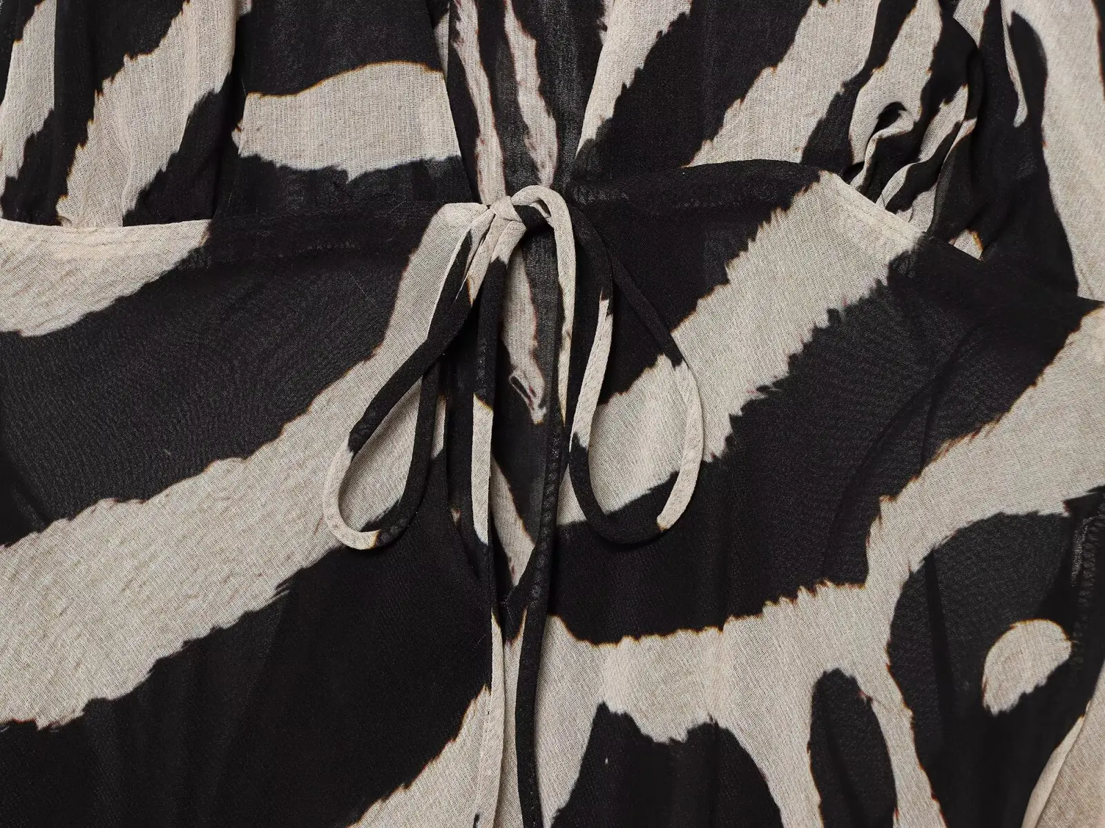 BSAY 2026 Damen Tier-Print Neckholder-Maxikleid mit Rückenband, Ärmellos, Netzstoff, Transparent, Fließendes Langes Kleid, Casual Party- und Abendkleid – Detail 9