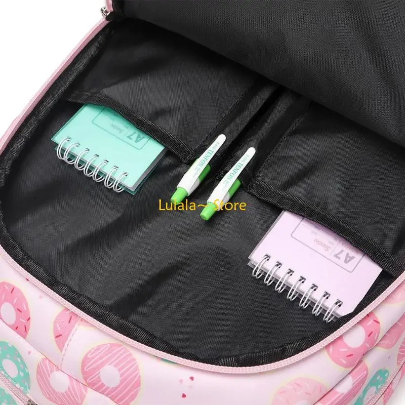 

Y4QA 3pcs Backpack with Lunch Bag Bag Pencil Bags for Student School Bookbag