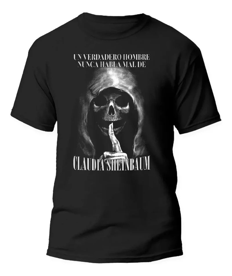 Men's Grim Reaper Silence Gesture Graphic Vintage Washed T-Shirt, Oversized Cotton Streetwear Tee