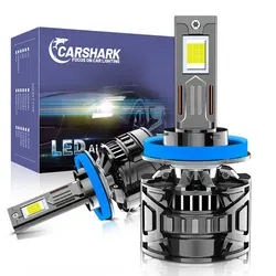 Carshark H8 H9 H11 Led Fog Lights Projector High Power H1 H4 H7 Led Headlight Canbus 6000K 9005 HB3 9006 HB4 9012 Hir2 Auto Bulb