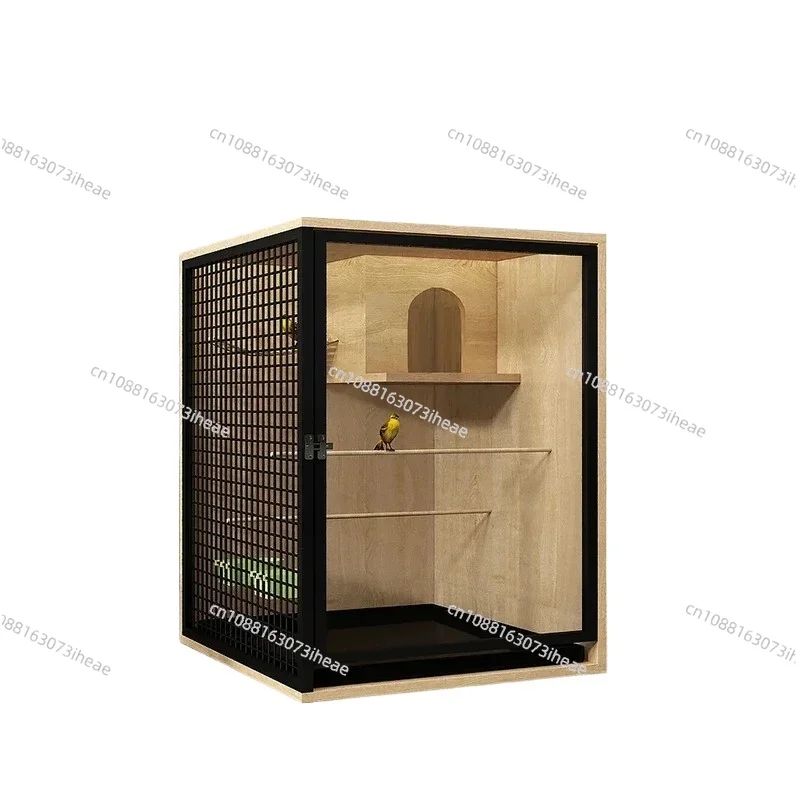 

Большая деревянная клетка для птиц, дом, гнездо, кормушка для перепелов, коляска для животных, садовая клетка для птиц