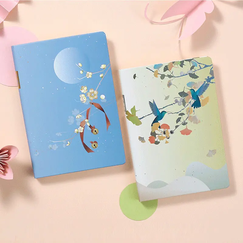 Nuovo A5 Creativo Carino 112 Fogli Notebook Linea/griglia/punto/blank Studente Manuale Ledger Notepad Diario Libro