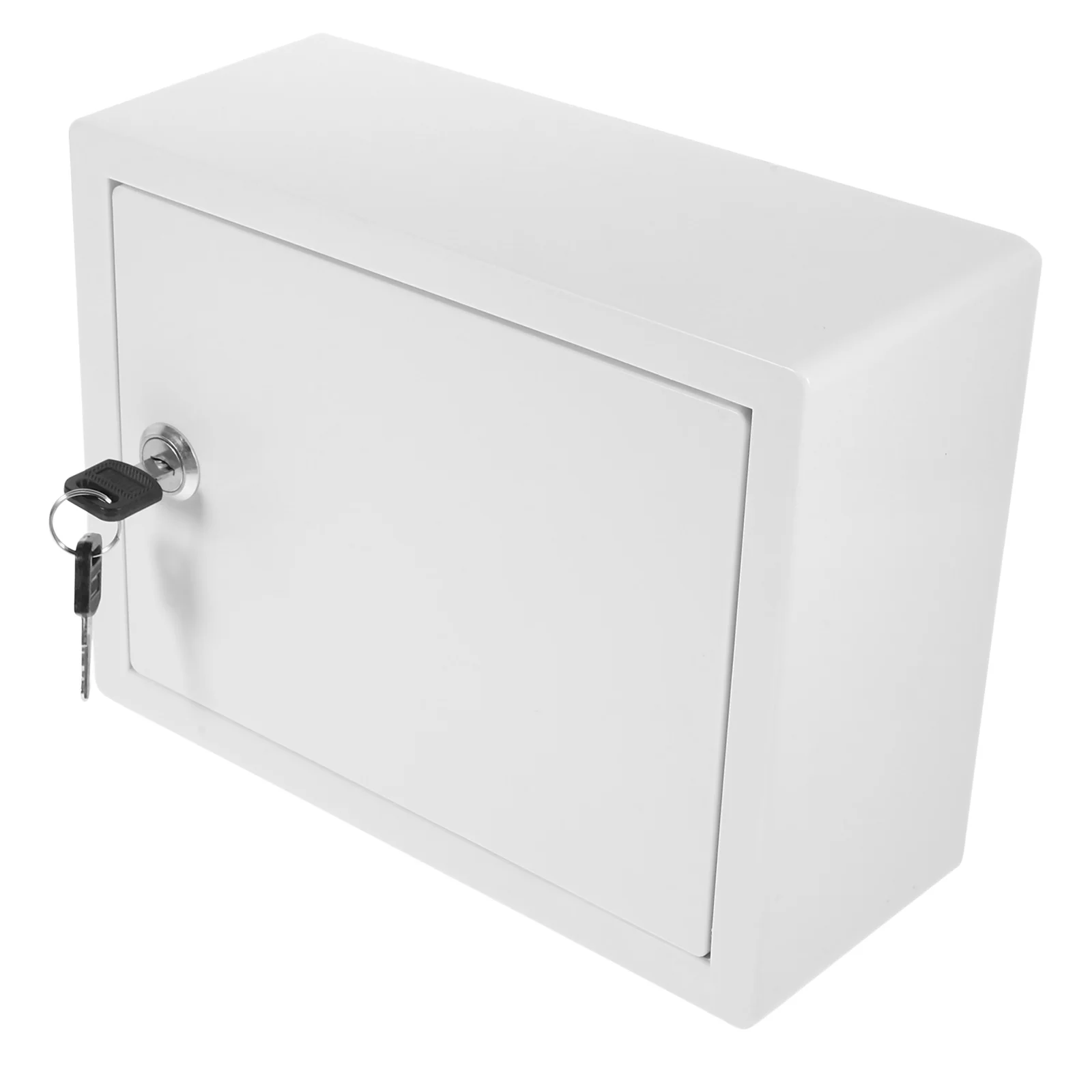 

Milk Box Mailbox Wall Mounted Plastic Lockable Hanging for Outside Home White Storage Durable Safe mailboxes mailbox posts