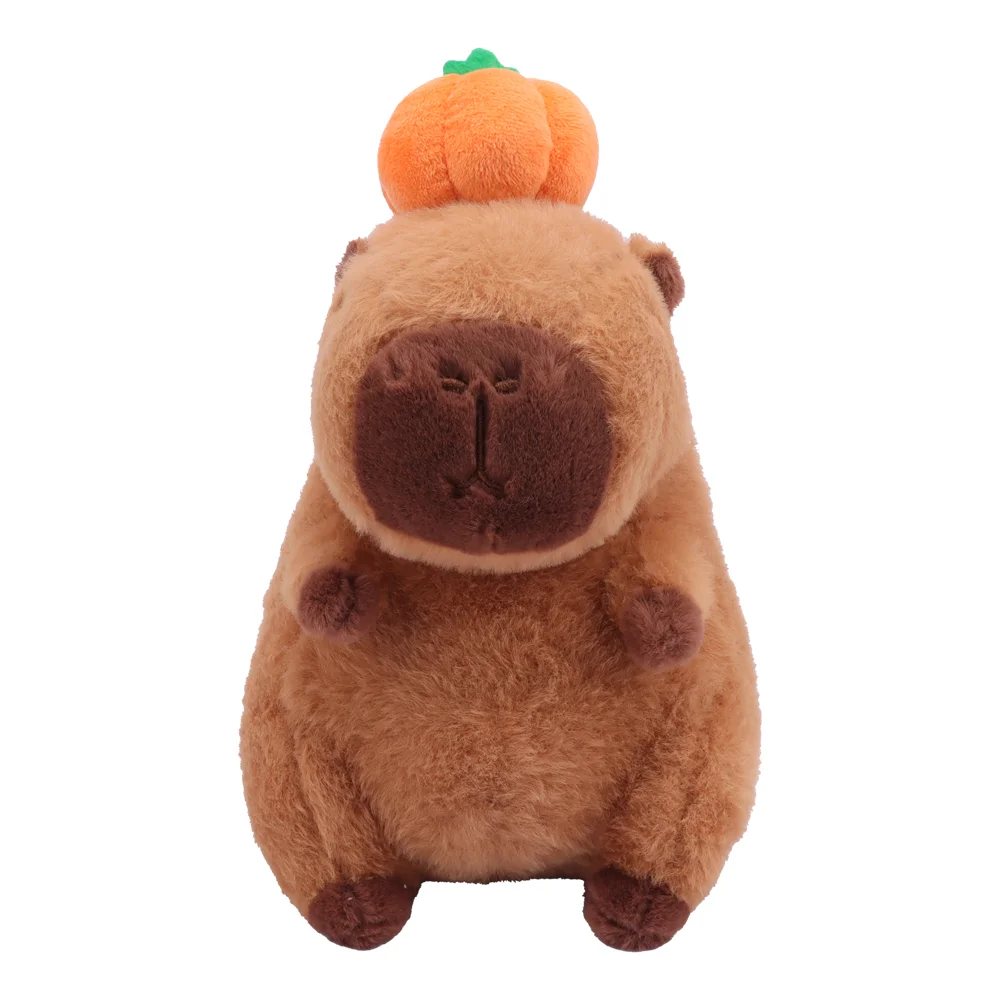 Halloween Pumpkin Kapibala Capybara Plush Toy Cute Doll Boys Girls Anime Plush Doll Soft Plush Anime Cartoon Halloween Xmas Gift