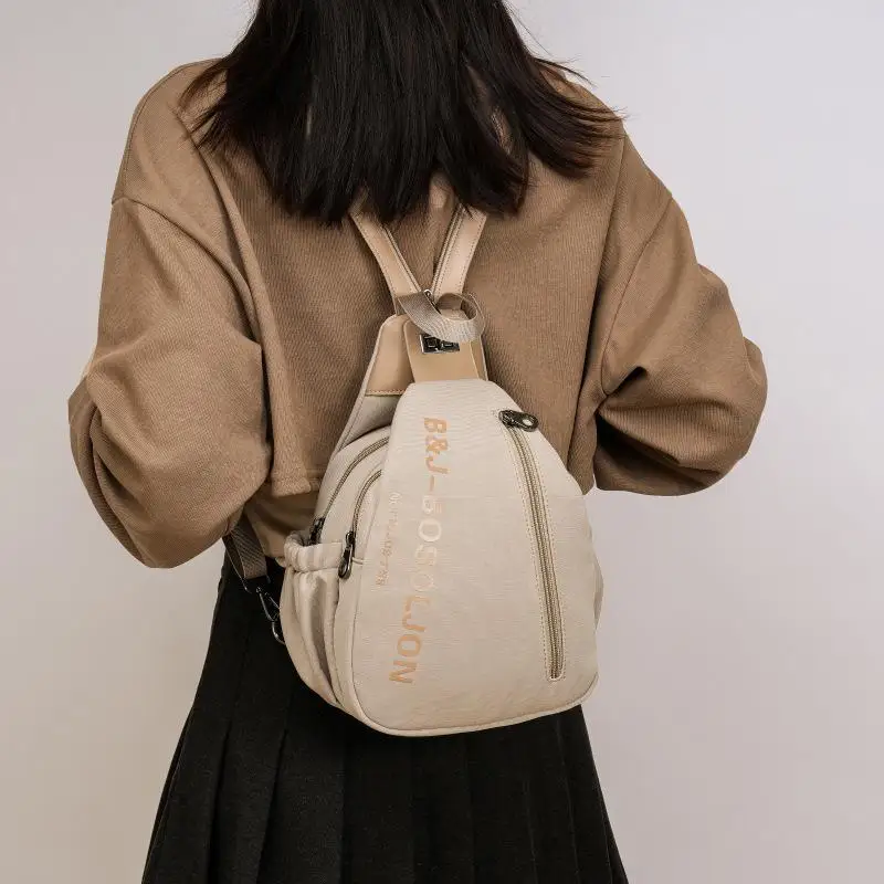 

Chic Unisex Travel Backpacks; Women Chest Bag Crossbody; Ladies Shoulder Bag with Pockets; Casual Female Waist Pouch