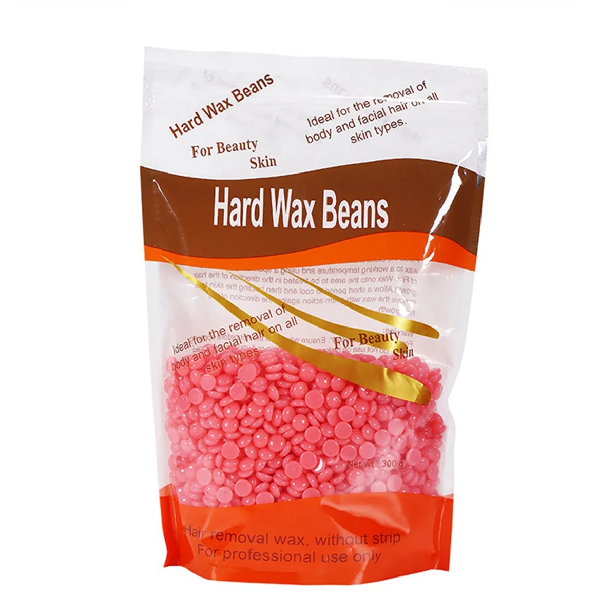 300g Waxing Wax Beans for Hair Removal Full Body Hot Film Hard Depilatory Wax Beads for Wax Heater Machine B