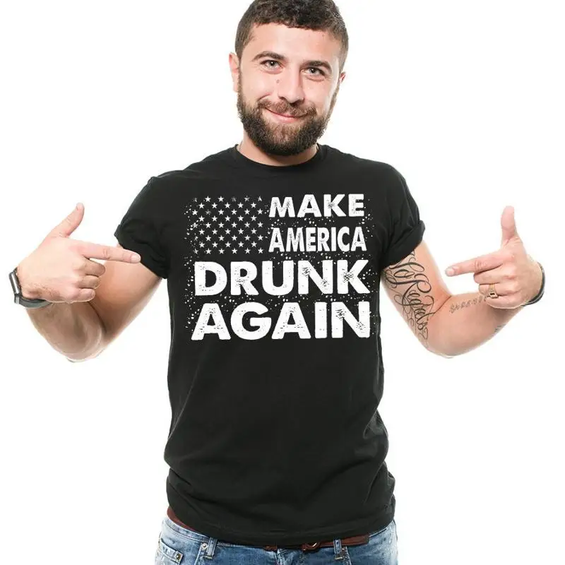 Футболка «4 июля», забавная футболка «Сделай Америку снова пьяным», День независимости, Шрит США