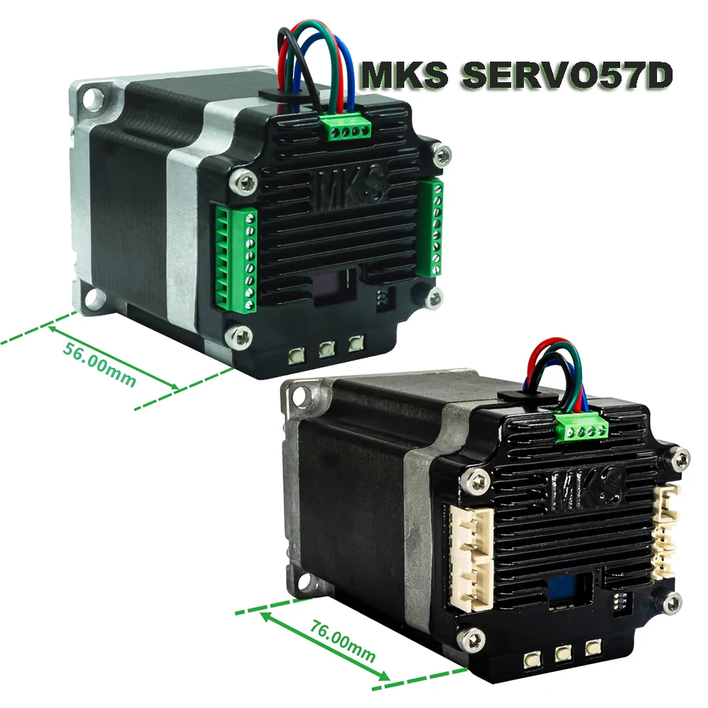 MKS SERVO57D NEMA23 Closed Loop Stepper Motor Driver CNC Quiet and Efficient for Gen_L FOC 3D Printer
