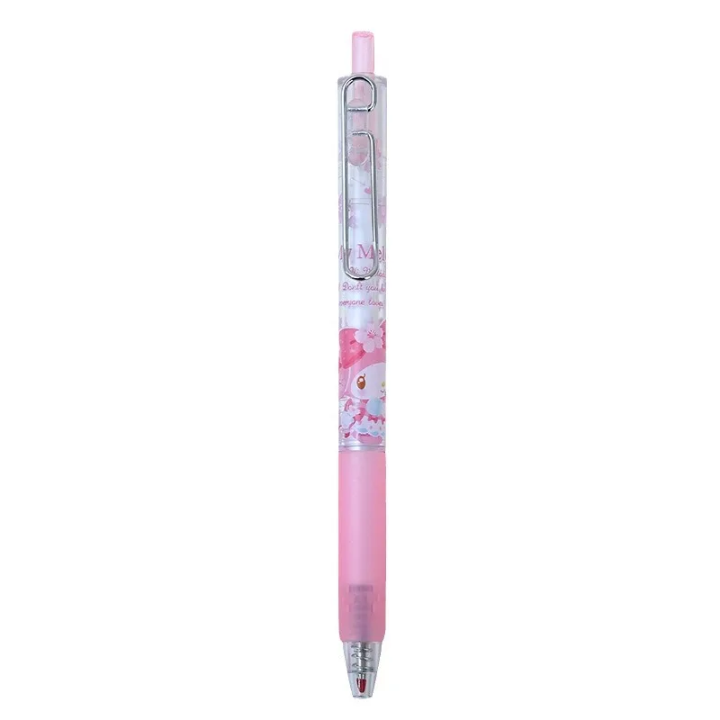 Stylo gel Sakura Festival Sanurgente Cartoon, Mymelody, Kuromi, Cinnamoroll, Pom Pom, Purin, Melon al, Signature Pen, 12 pièces par boîte