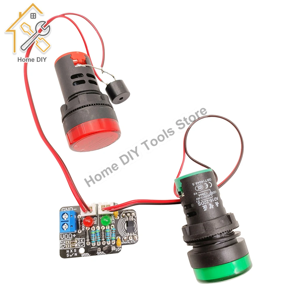 Módulo de Indução Magnética 5V a 20V DC High Precision Hall Effect Magnetic Sensor Module Pole Resolver Module