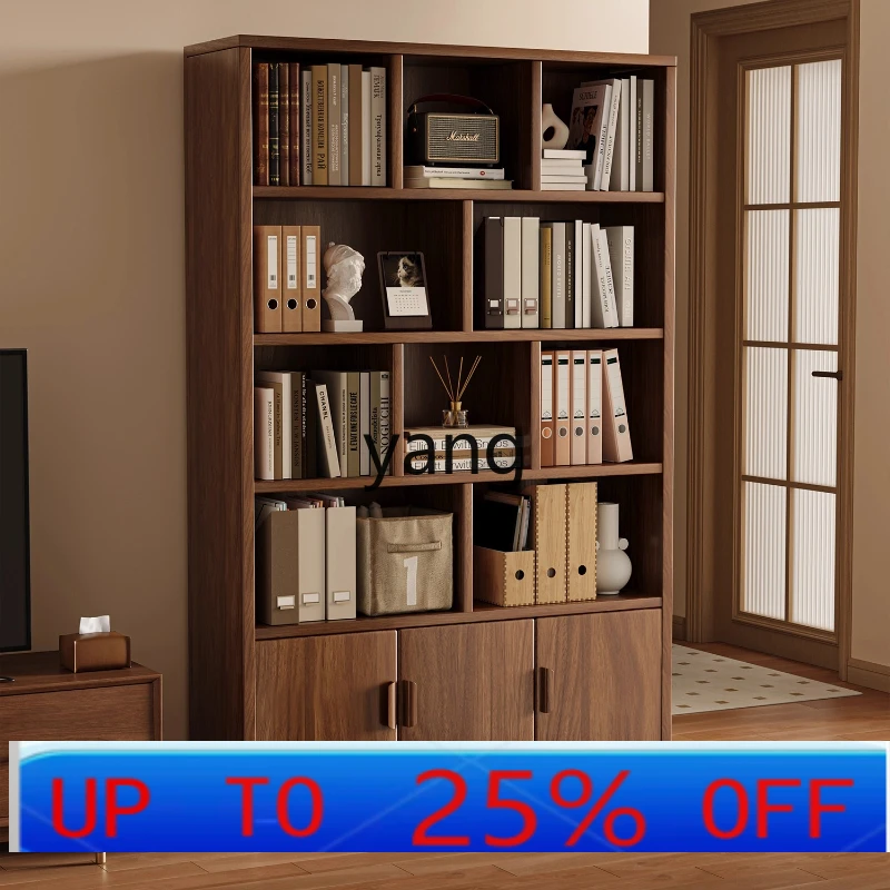 

lmm against the wall solid wood bookcase living room floor shelf household