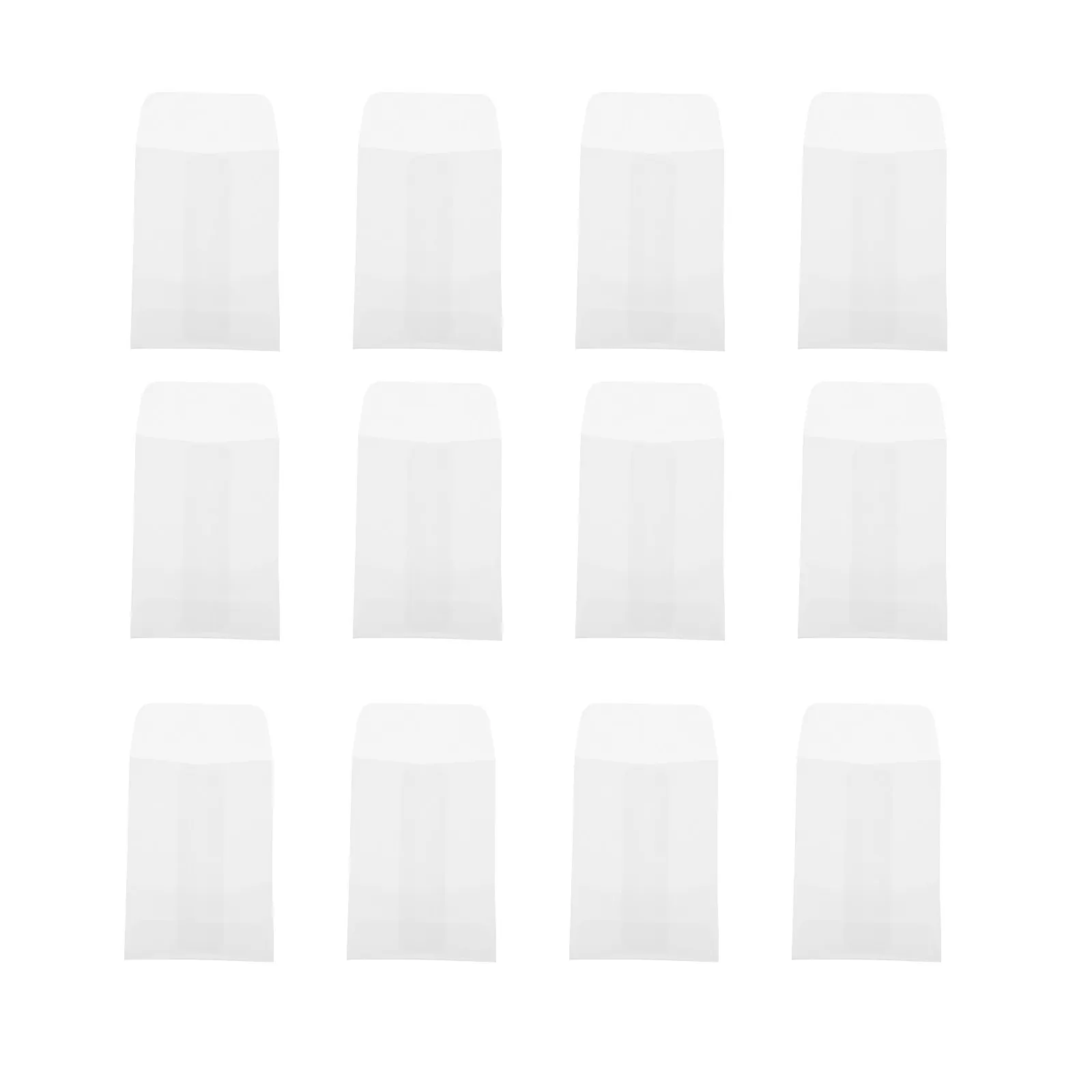 

50Pcs Small Jewelry Envelope Hangtag Coin Packaging Pouches Mini Storage Bags for Rings Earrings Small Parts Gift Organizers