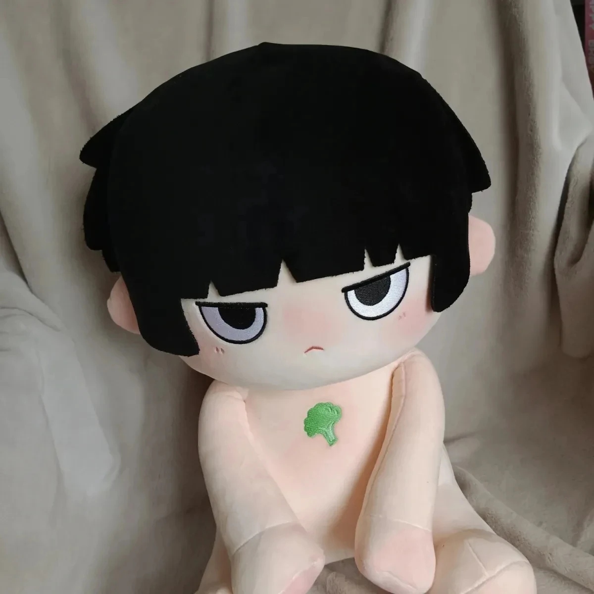 40CM Anime Role Attributes Kageyama Shigeo Soft Plush Doll Body Dress Up Stuffed Toys Sitting Posture Figures Pillow Xmas Gift