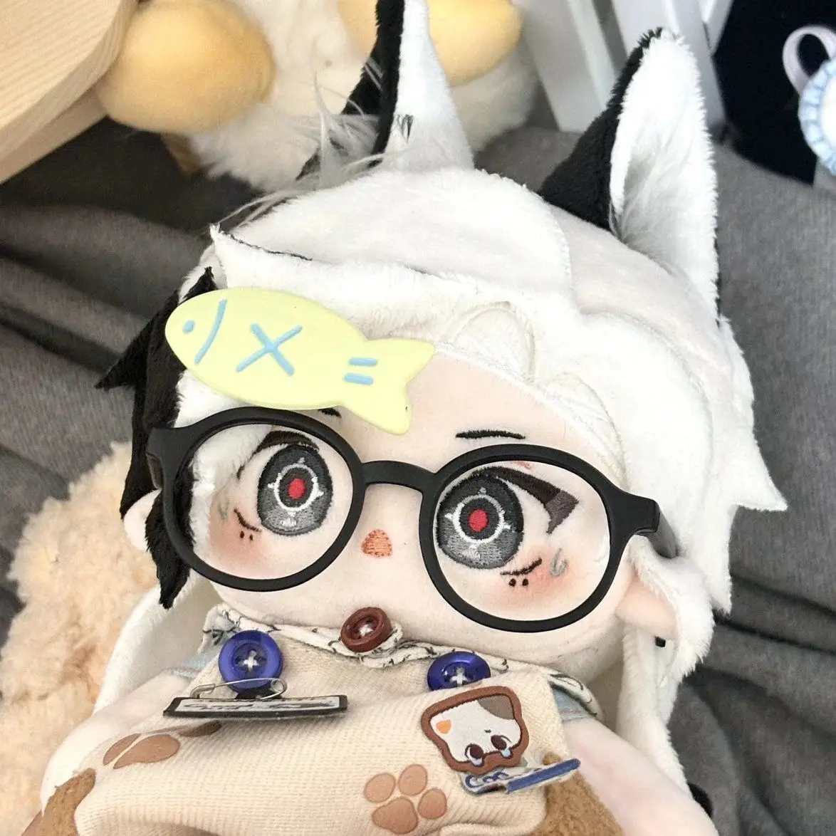 

Stuffed 20cm Anime Honkai: Star Rail Boothill Waibi Babo Cartoon Plush Doll Toy Dress-up Children Adults Collectible Cotton Gift