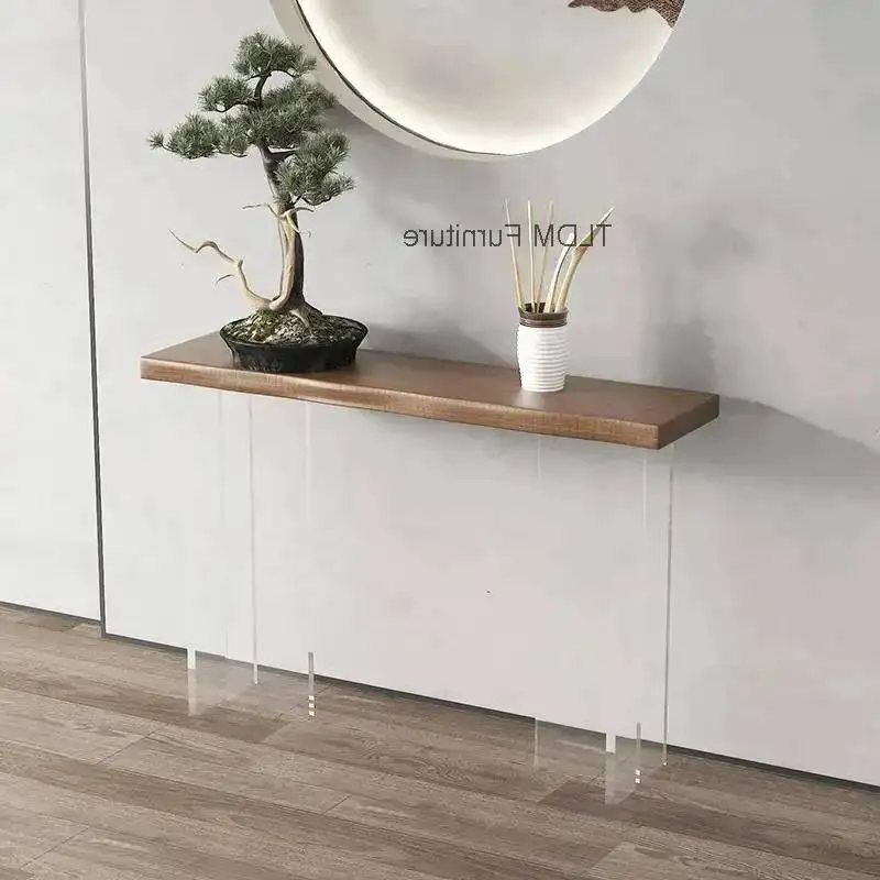 Muebles de Consola para Cocina, Mesa Rectangular de Estilo Villa, Mesas Sencillas para el Hogar, Decoración, Consola Acrílica, Mesas de Cuerno, Mesas de Mesa MHJZ