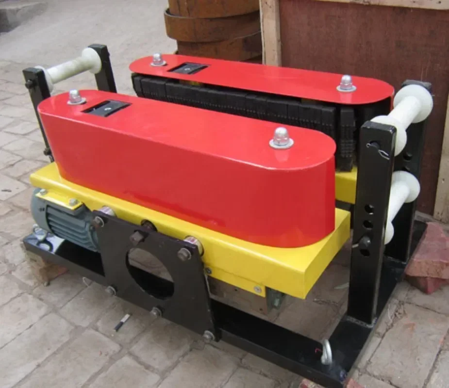 Cross Border Cable Conveyor Laying Machine Roller Transfer Traction Equipment Cable Threading Machine for Border Infrastructure