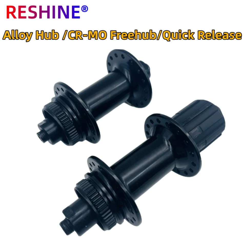 RESHINE-Mountain Bike Center Lock, J Bend Disc Brake Hub, MT381 MTB, 28 Hole, 32 Hole, 8 Speed, 9 Speed, 10 Speed