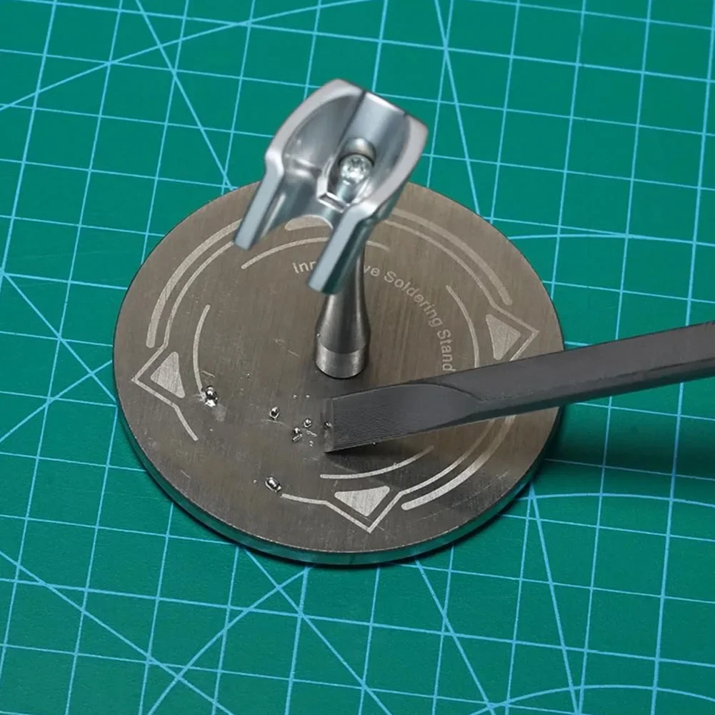 Stainless Steel Soldering Iron Holder Welding Station Support Base For TS101 Metalworking Soldering Rework Stations Bracket