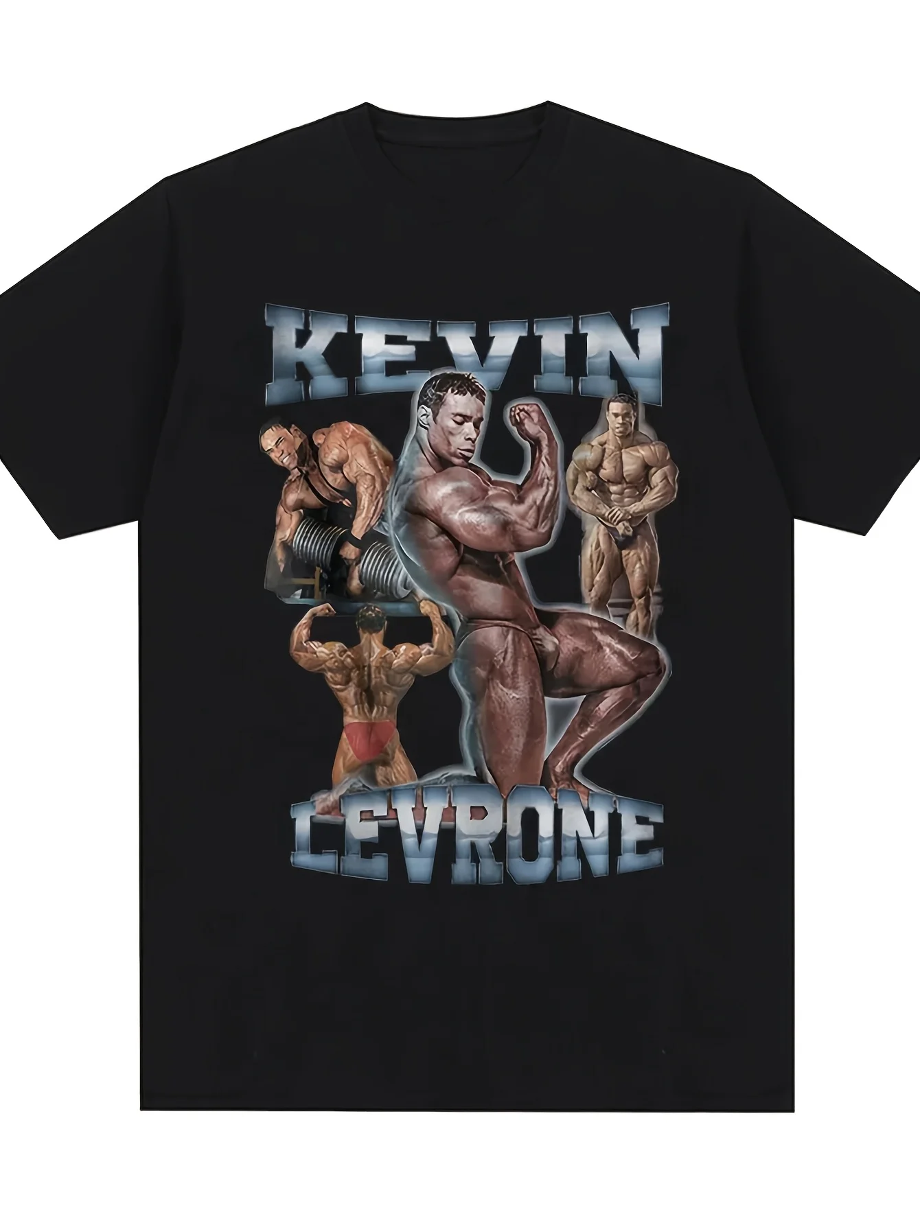 

Kevin Levrone Gym Graphic T Shirt Maryland Muscle Machine Vintage Gothic T-shirts Men's 100% Cotton Oversized T-shirt Streetwear