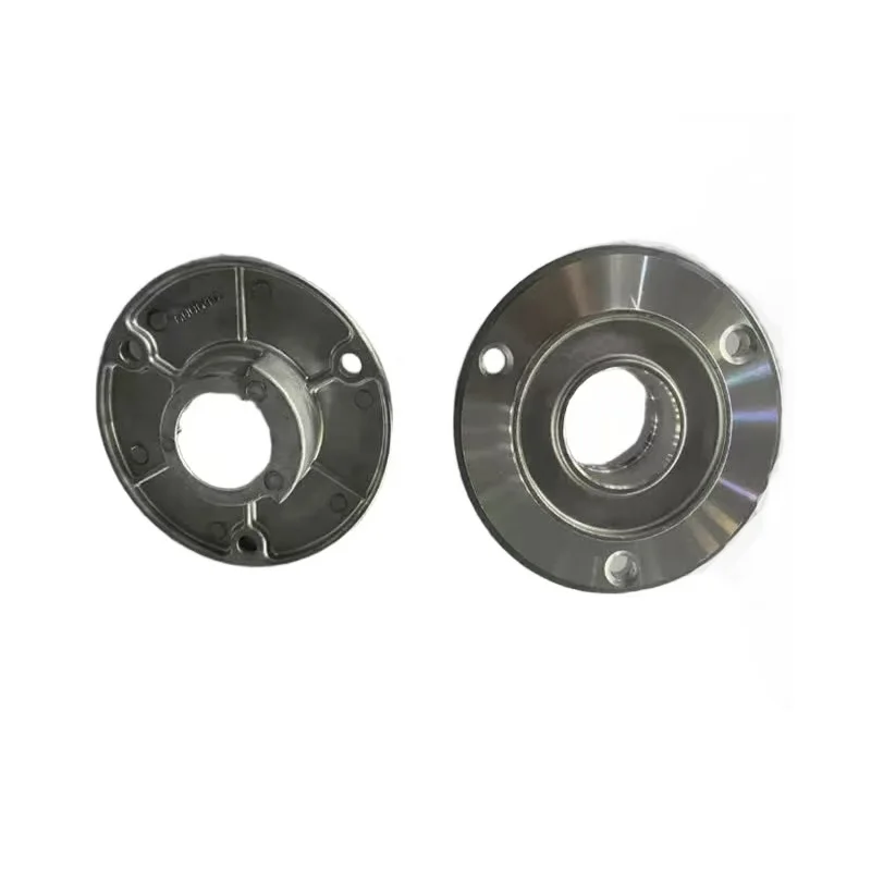 CNC machined custom cast aluminum and stainless steel precision flange connection parts