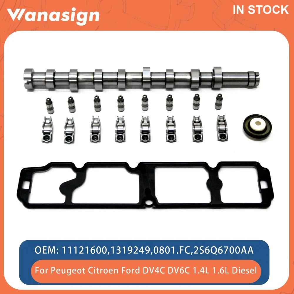 Motor Zware Nokkenas Kit Fit 1.4 1.6 L DV4C DV6C DV6D Diesel Voor Peugeot Citroen Berlin Ford Focus Mondeo Volvo 1.4L 1.6L
