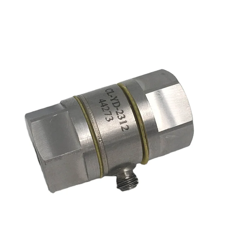 Piezoelectric force transducer tension compression type bidirectional compressive two orientations sensor