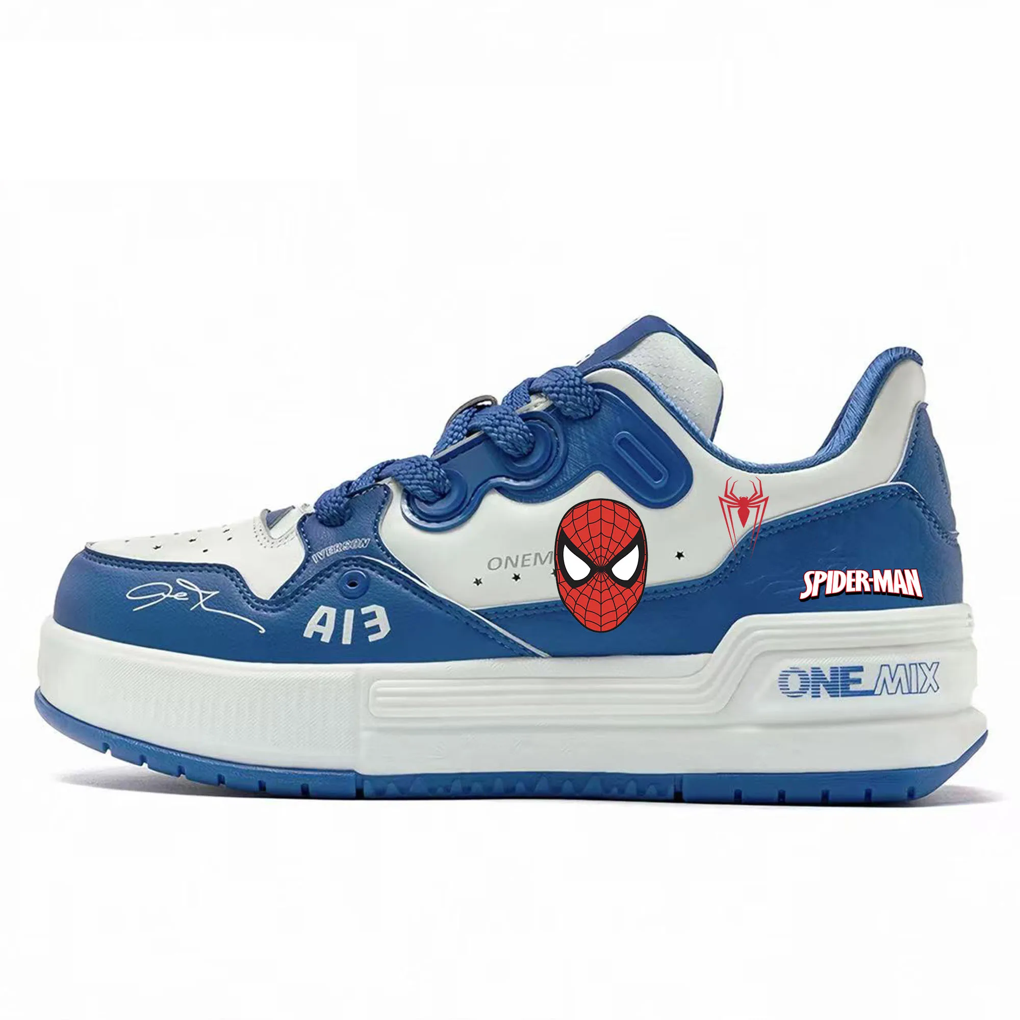 

ONEMIX Marvel Spider-Man Marvel Shock Absorbing Board Shoe Men Women Anti Shock Sports Casual Durable Tailor Made Footwear