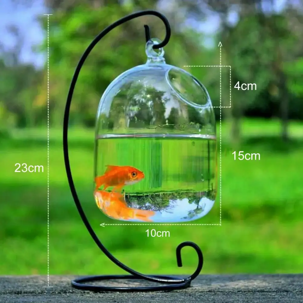 Practical  Harmless Creative Decor Fish Tank Ornament Vase Fishbowl Creative   for Living Room