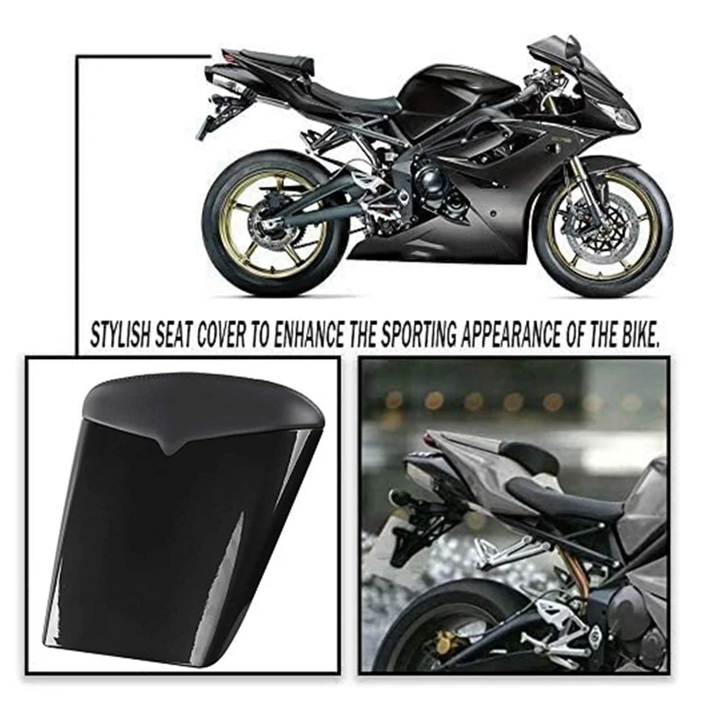 Motorcycle Passenger Rear Pillion Seat Cowl Cover Fairing for Triumph Daytona 675