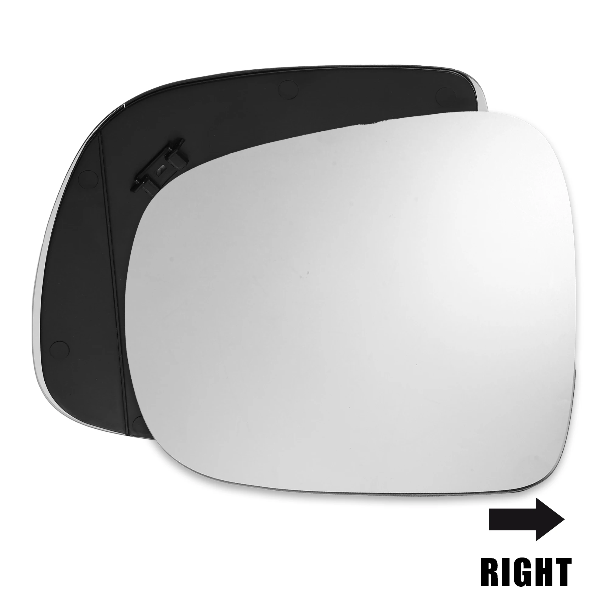 UXCELL Car Rearview Right Heated Mirror Glass Replacement W/ Backing Plate for Volkswagen T5 2010-2015