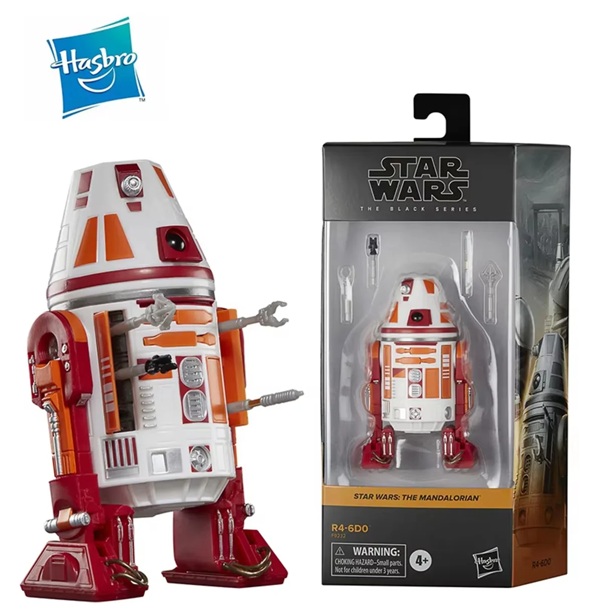 

Hasbro Star Wars Series R4-6D0 Мандалорец 6 дюймов аниме фигурка модель игрушки детские игрушки подарок для хобби