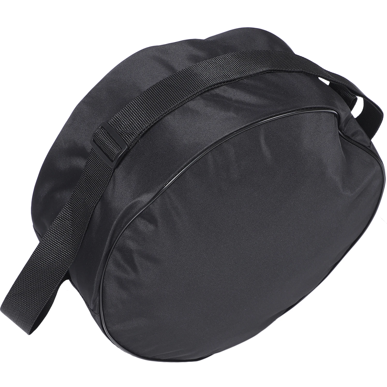 

s Yoga Wheel Bag Adjustable Shoulder Strap Large Capacity Storage for Mat Towel Block Travel Fitness Equipment Black